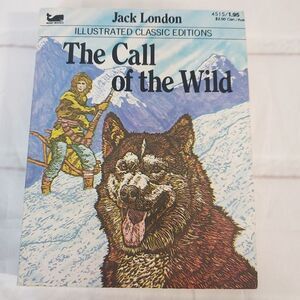 Vintage Illustrated Classic The Call of the Wild Mini PB Book Adapted Childrens